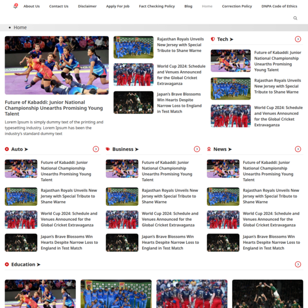 Gp News Like Taazatime - Taazatime News Template For Generatepress