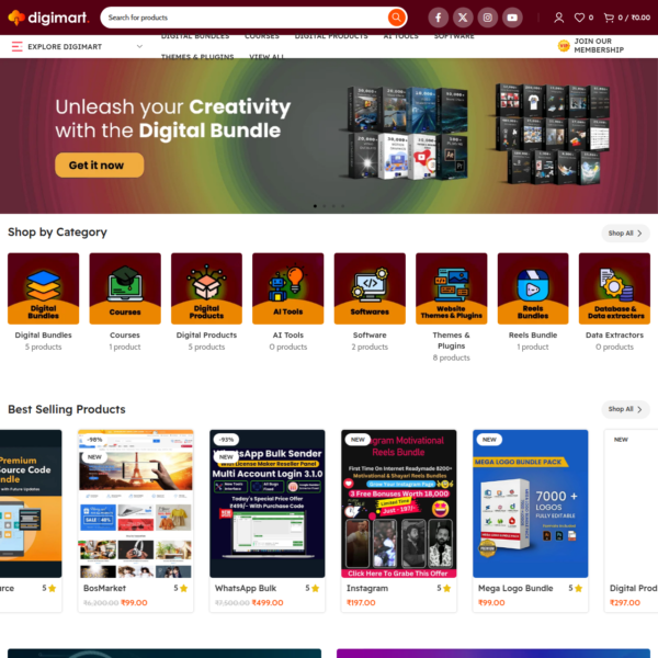 DigiMart – Your Ultimate Digital Downloads Destination