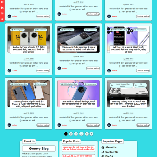 Gp Groovy Blog - A Professional Groovy Blog Template For Generatepress