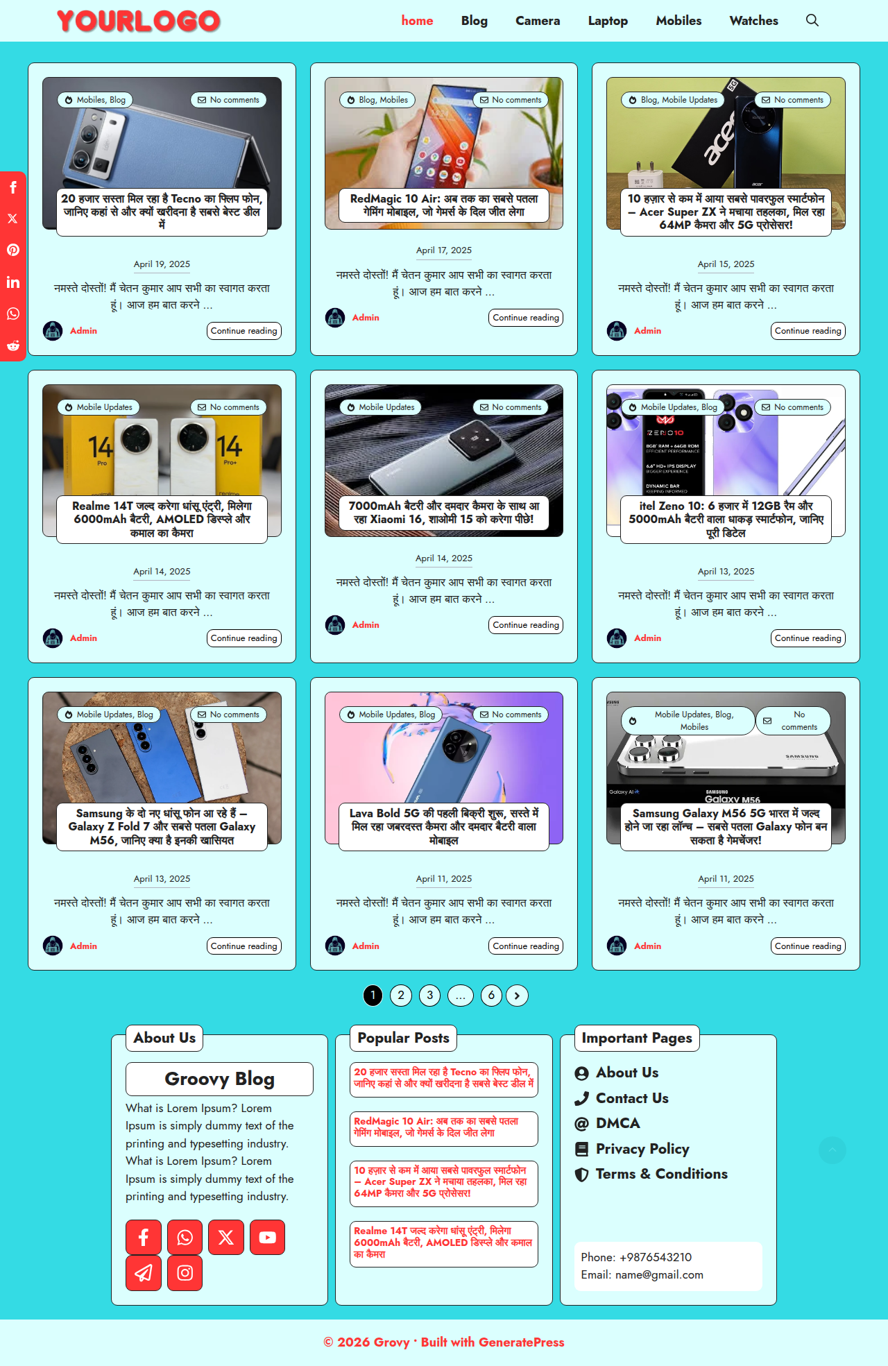 undefined-8 Gp Groovy Blog - A Professional Groovy Blog Template For Generatepress - Image 1